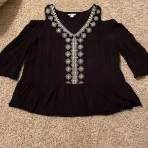 Cato Open Shoulder Blouse